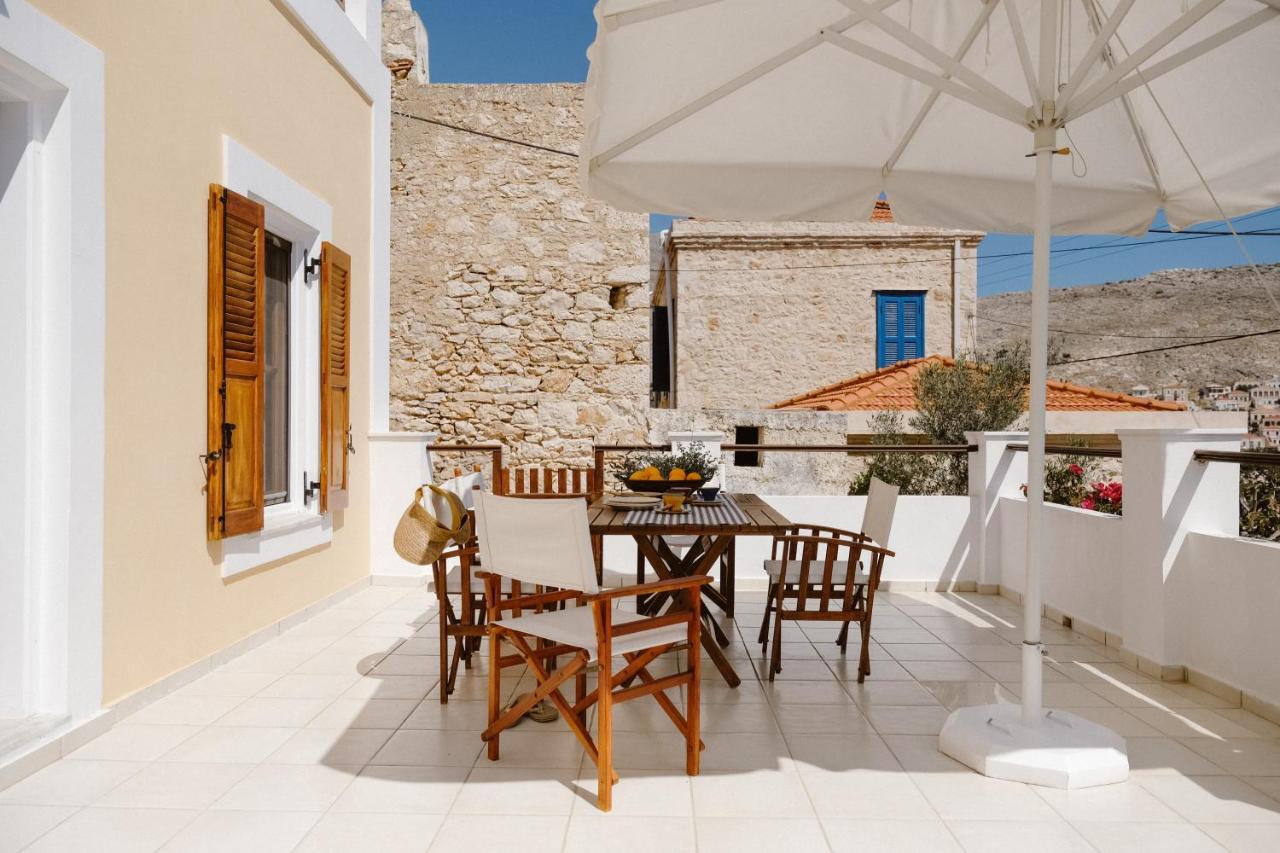 Villa Luce Chalki Town Exterior foto